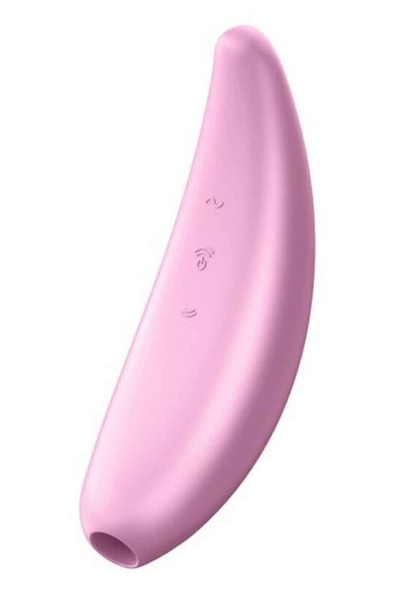 Zuigapparaat voor de clitoris Satisfyer Curvy 3+ Roze