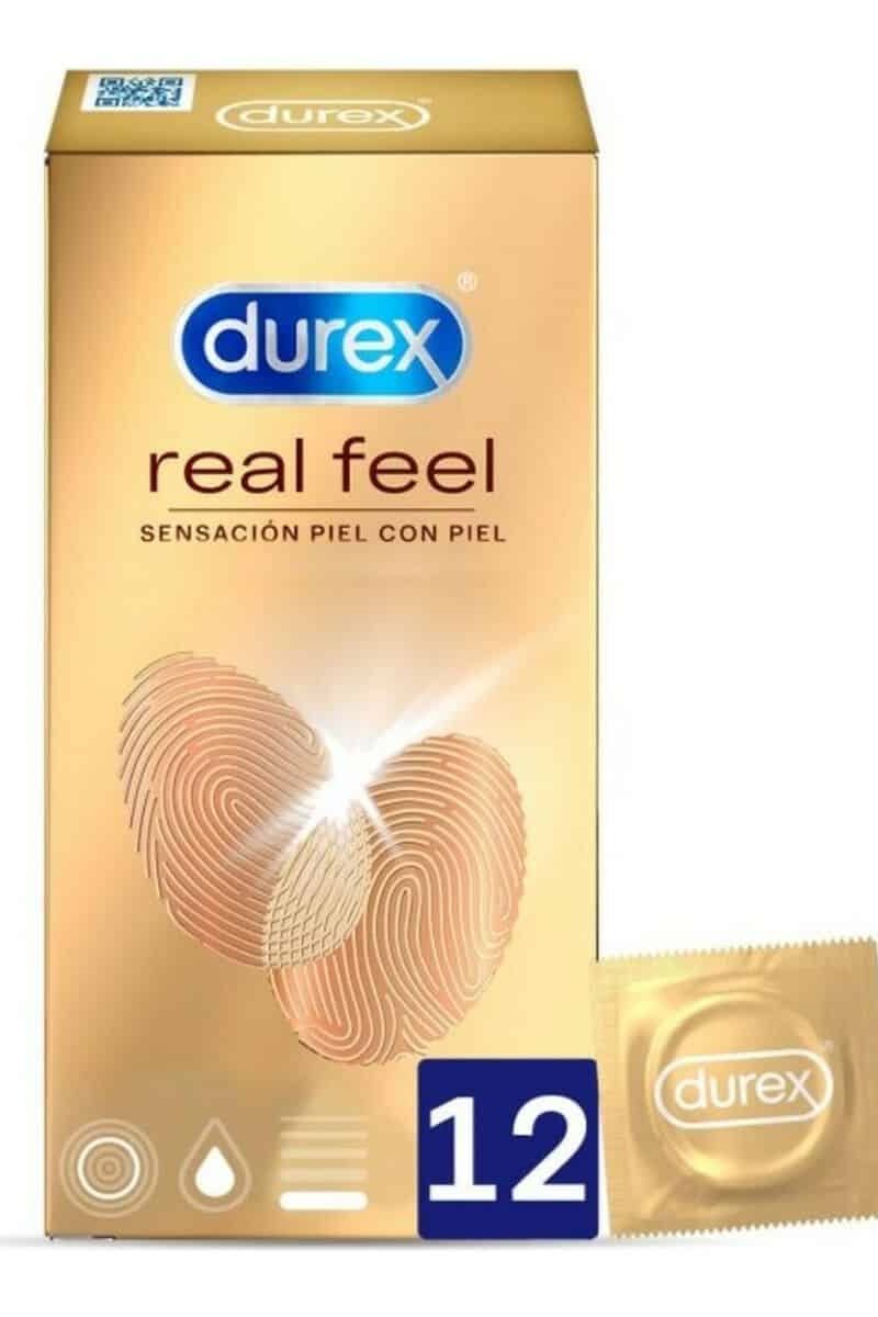 Condooms Durex Real Feel Latexvrij (12 uds)
